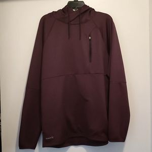 Men's Maroon Pullover size large Russell Thermaforce Flex dri-power 360 material